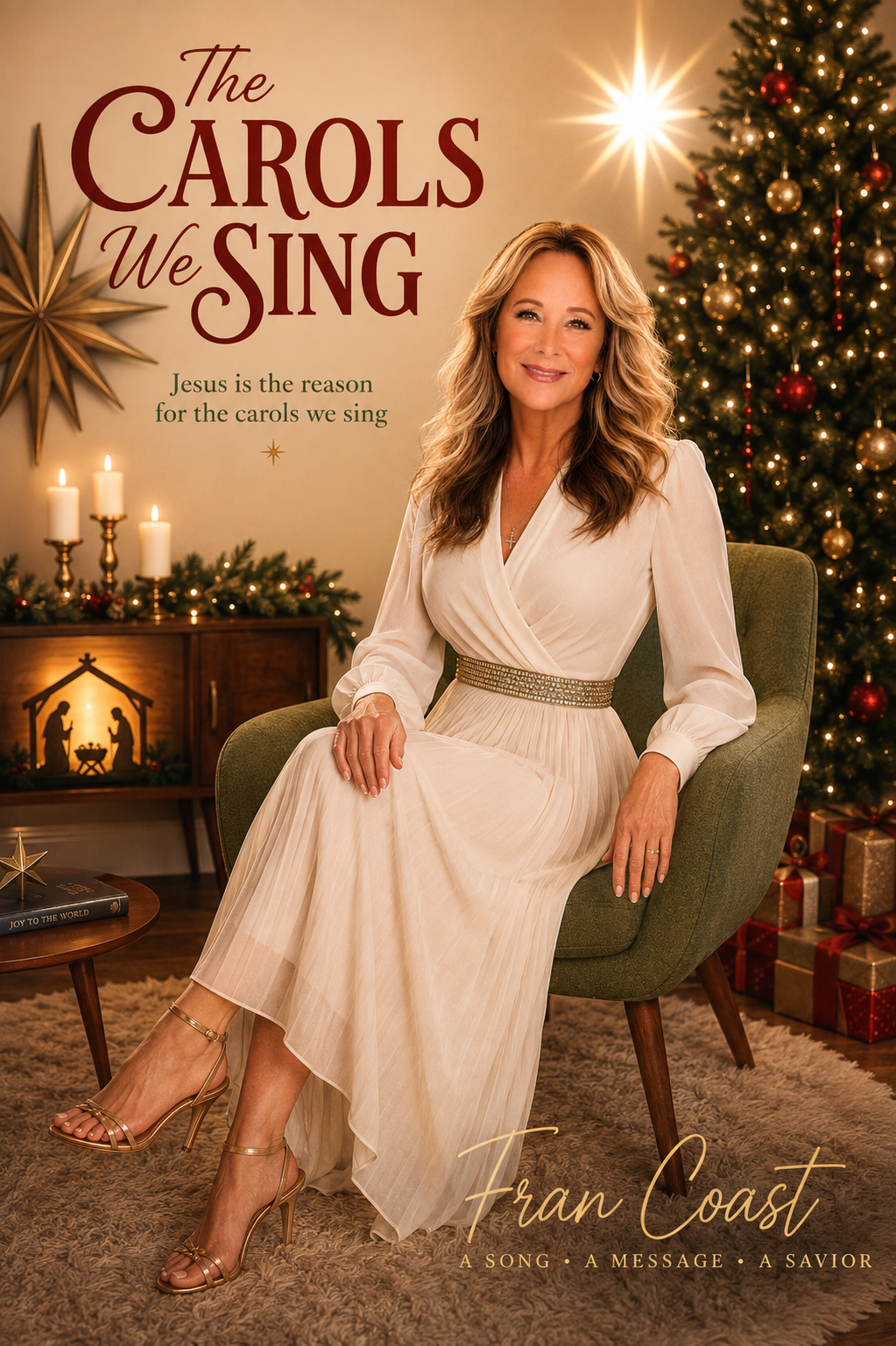 The Carols We Sing cover art featuring Fran Coast